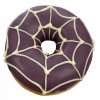 Halloween Spinnennetz Donut