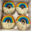 Regenbogen Donut