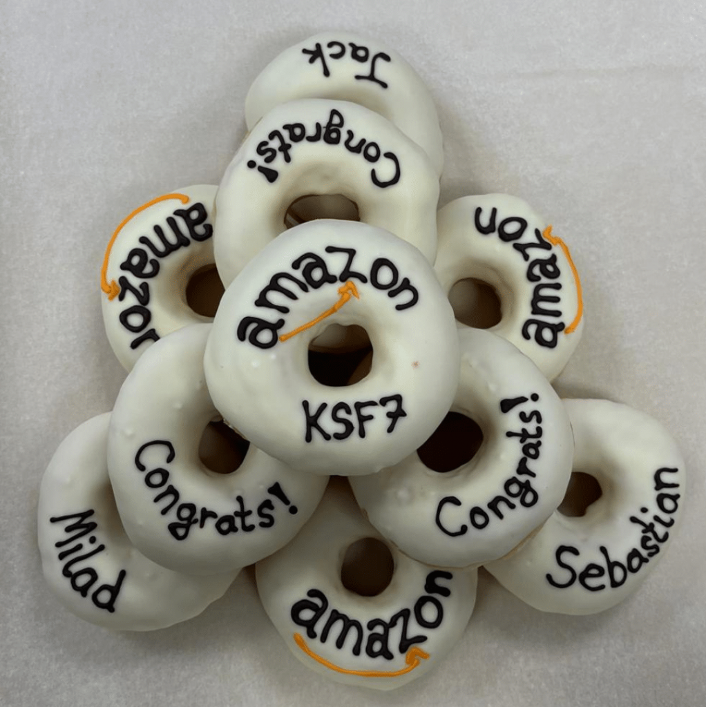Amazon Logo Donut