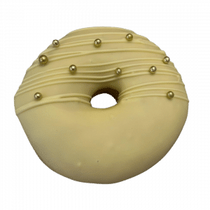 Hochzeit Donut goldene Perlen mit Streifen