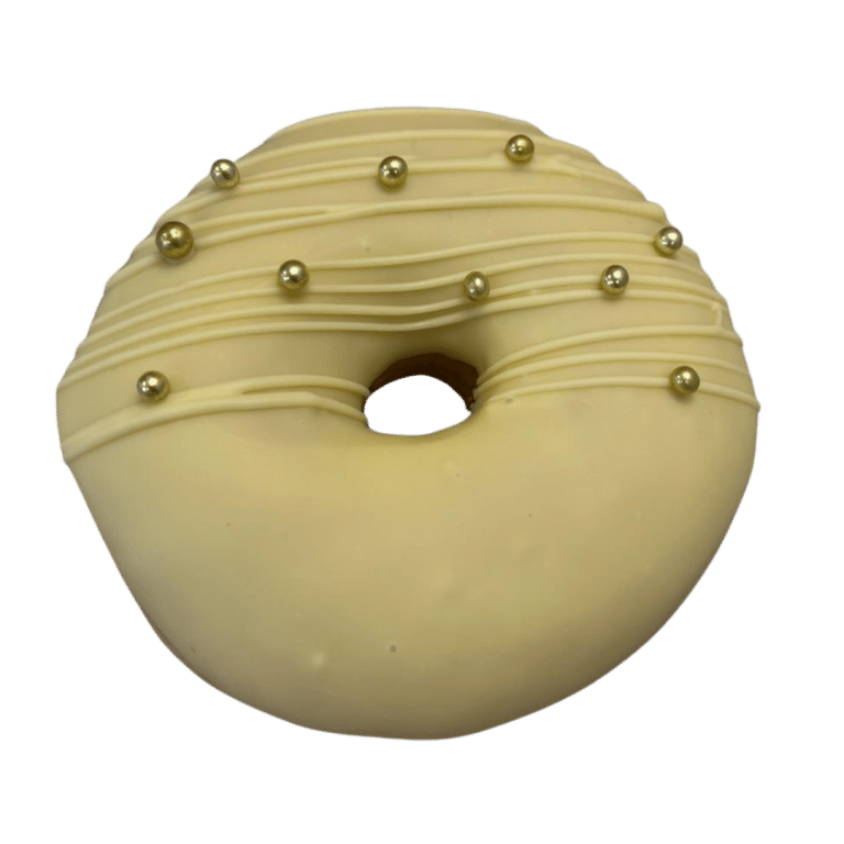 Hochzeit Donut goldene Perlen mit Streifen