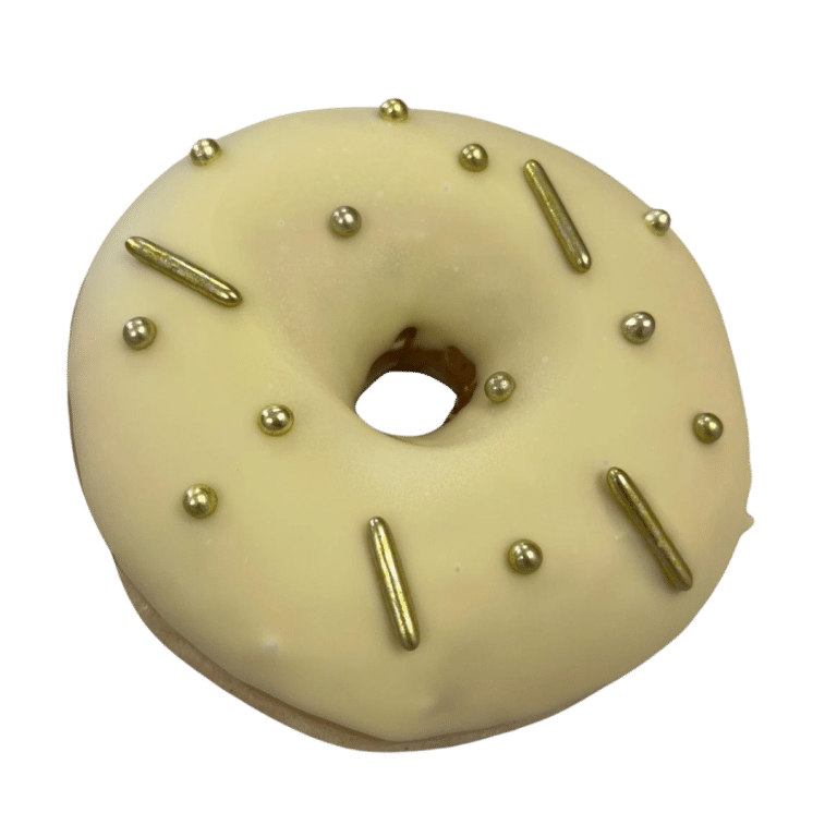 Hochzeit Donut goldene Perlen und Stangen