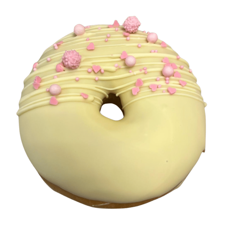 Hochzeit Donut rosa Streusel