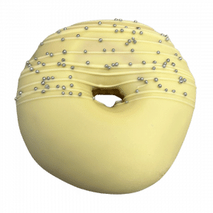 Hochzeit Donut silberne Miniperlen