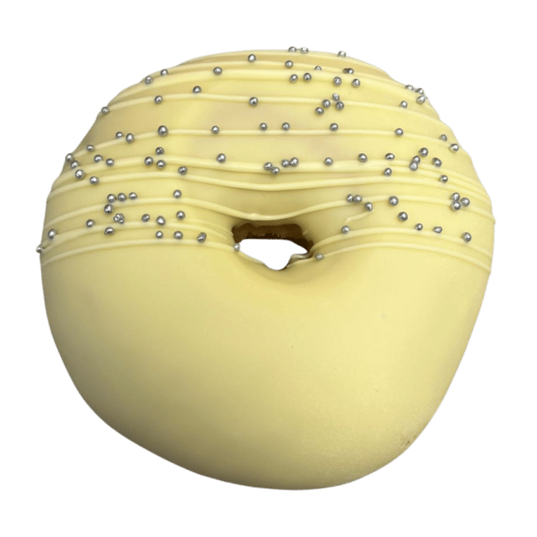 Hochzeit Donut silberne Miniperlen