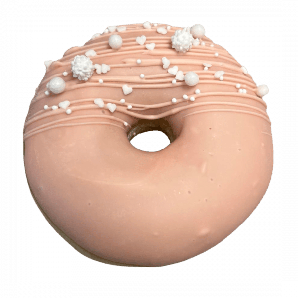 Hochzeit Donut weiße Streusel