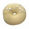 Hochzeit Donut weiße Streusel mit Streifen