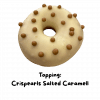 Donut mit Crispearls Salted Caramell