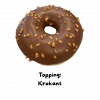 Donut mit Krokant