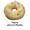 Donut mit gehackten Mandeln