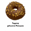 Donut mit gehackten Pistazien